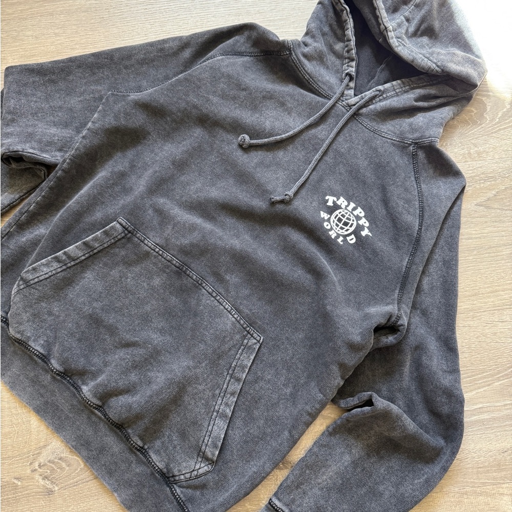 PacSun charcoal Hoodie-Size M - Picture 3 of 7